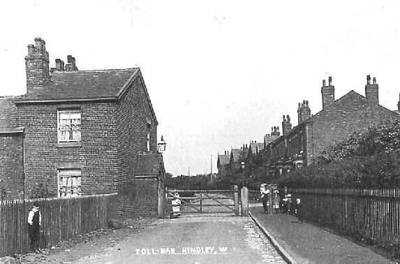 Toll Bar Gate, Ladies Lane, Hindley. c1900