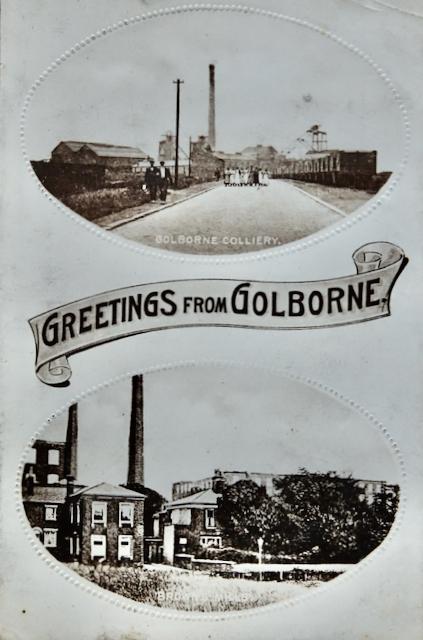 Scenic Golborne Post Card