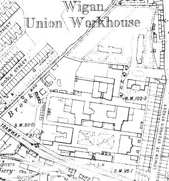 Wigan Workhouse Site 1907
