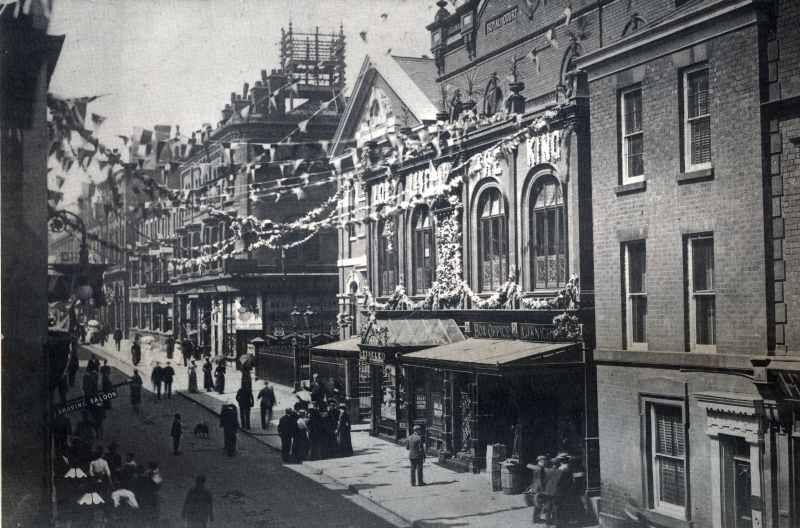 1902 Coronation decorations, King Street.