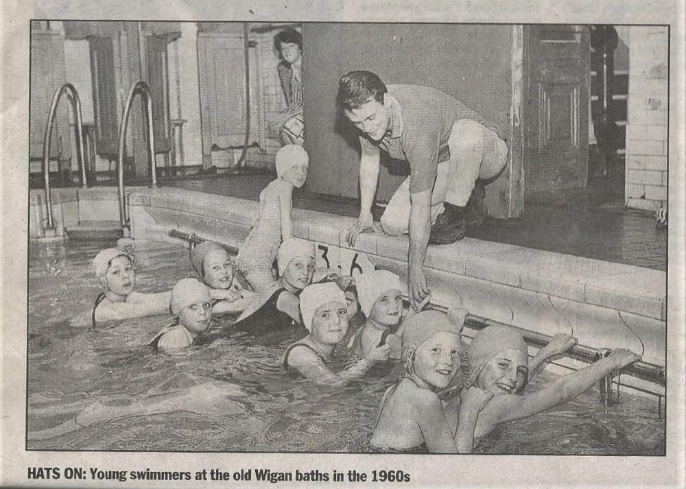 Wigan baths - Newspaper Photo
