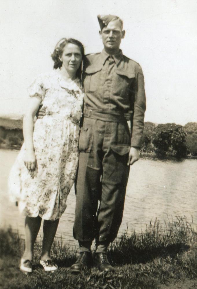 Jim Briscoe and his wife