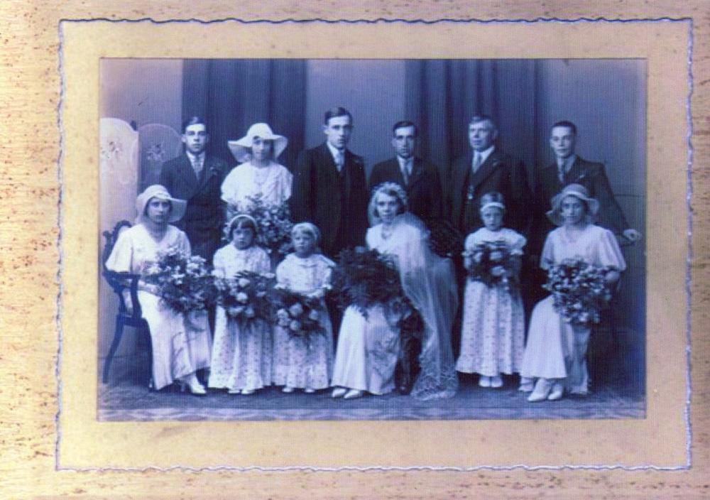 WEDDING OF WILLIAM  PRIOR  AND MARY KING