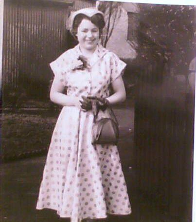My Mum back in the 50s