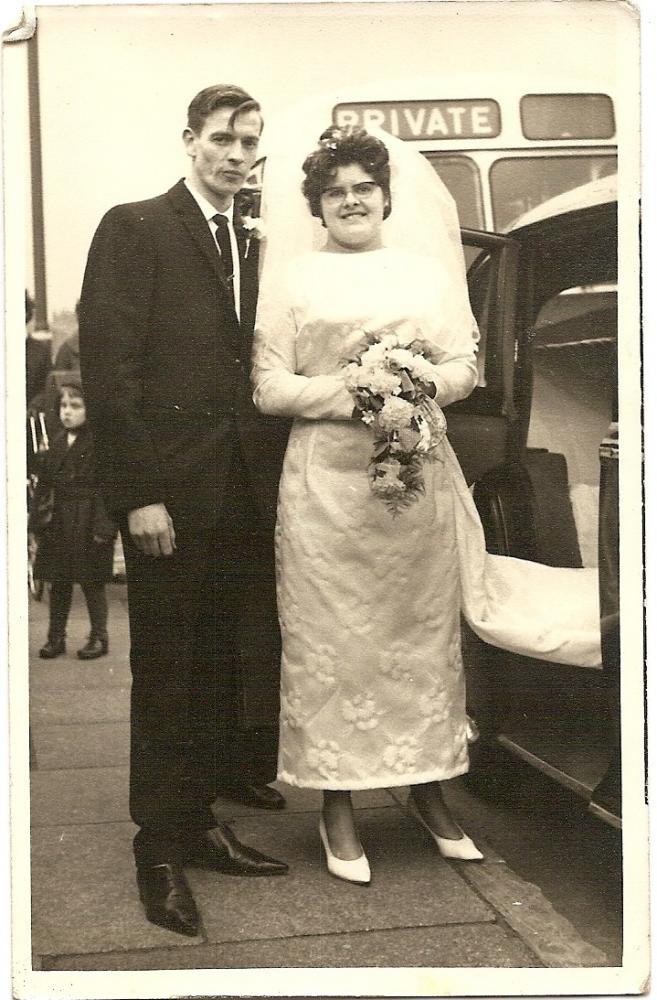 Neville and Evelyn Wedding Day October 10th 1964