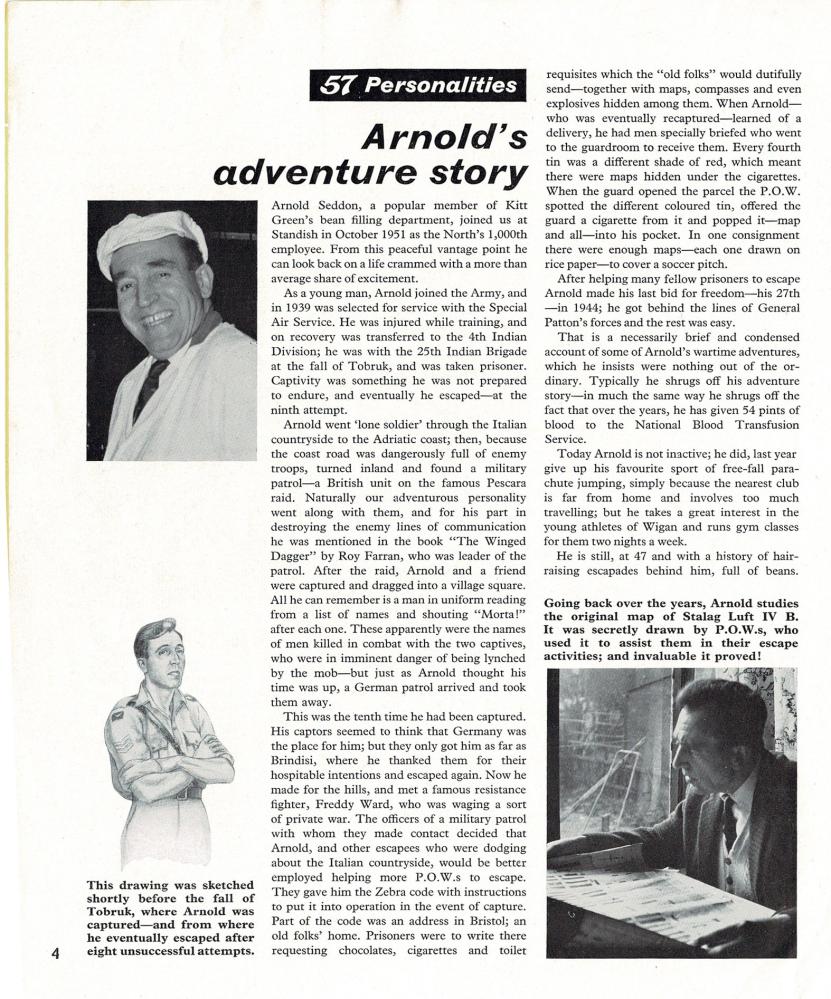 ARNOLD'S STORY. Arnold Seddon