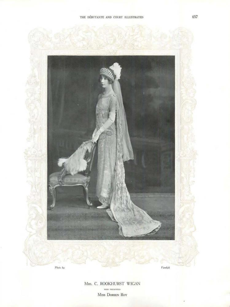 Page from the DEBUTANTE AND COURT ILLUSTRATED 1925