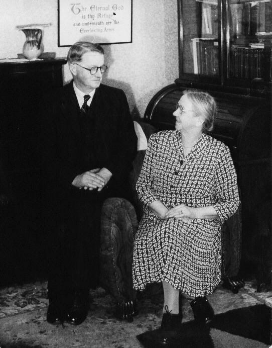 Vincent and Mary Brindle at home