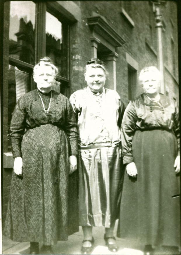 Three Stringfellow sisters - Jane, Margaret, and Ellen.