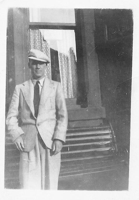 Granddad Jack (John)  Critchley in Blackpool 1930s