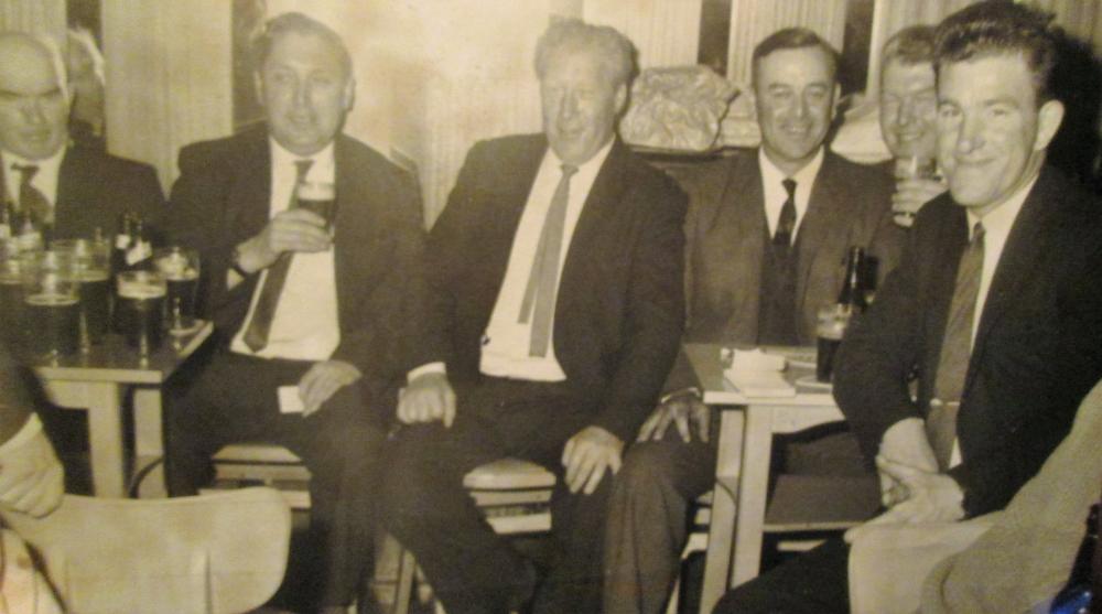 Dad with mates probably in St. Andrew's Club