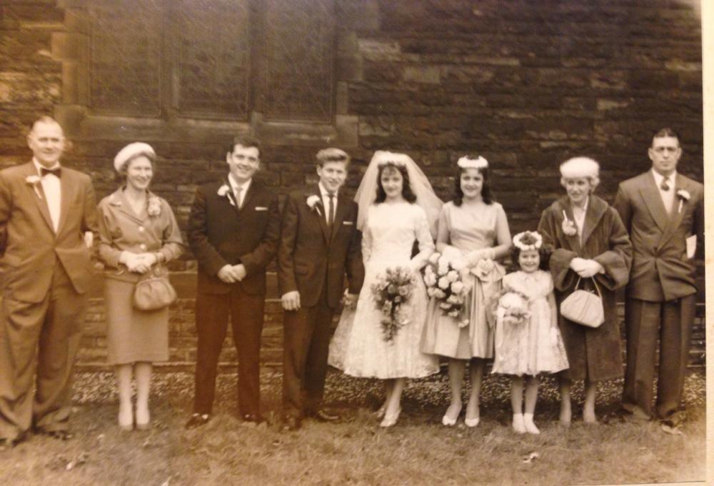 Marriage of Derek Finch and Jean Ormesher