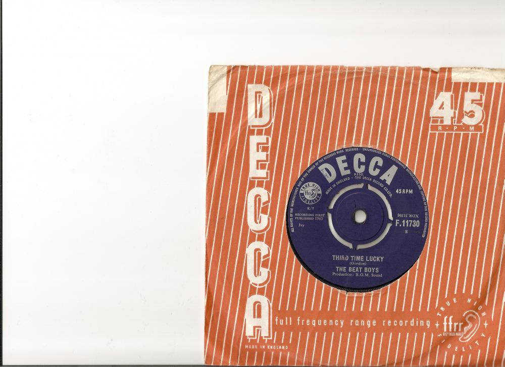 The Beat Boys 1963 Decca 45 Single 