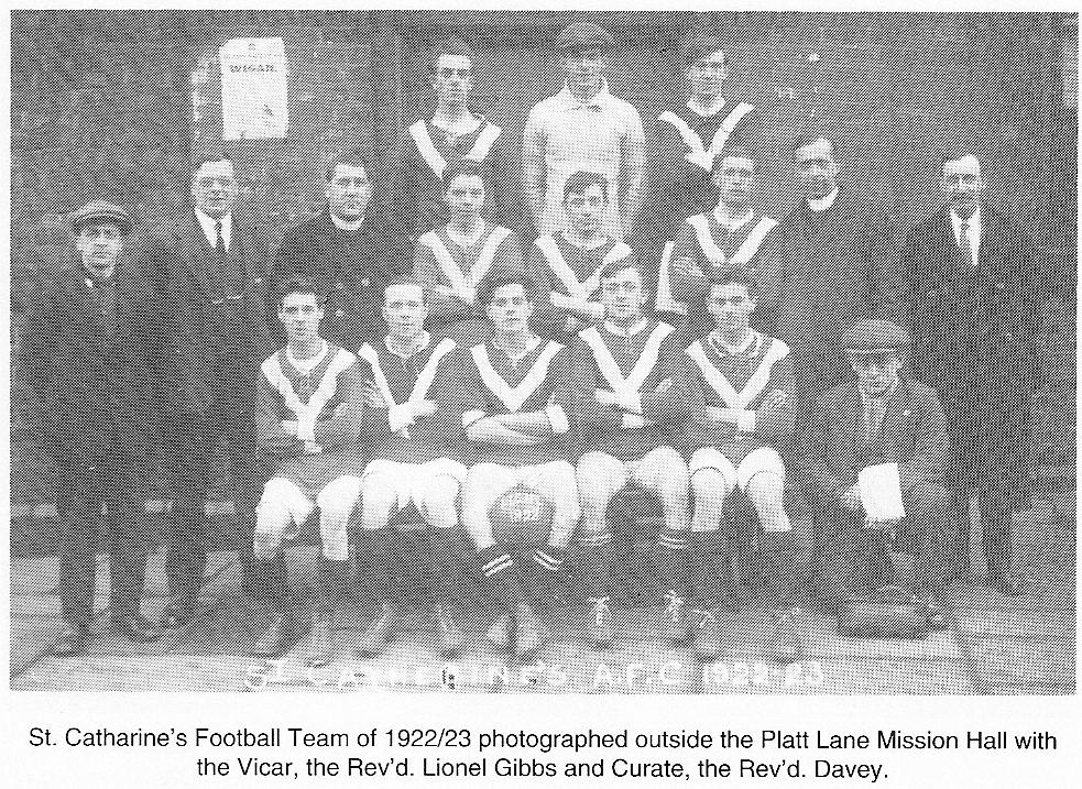 St Catharine's Scholes Football Team 1922-3 Season