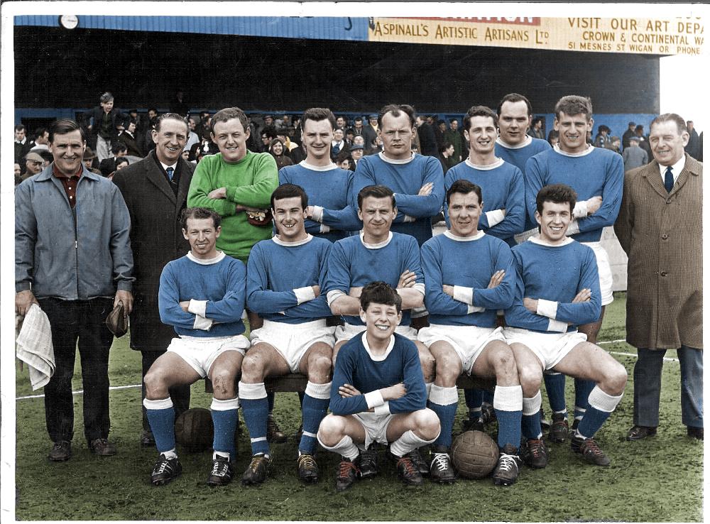 Wigan Athletic 1964-1965 (colourised)