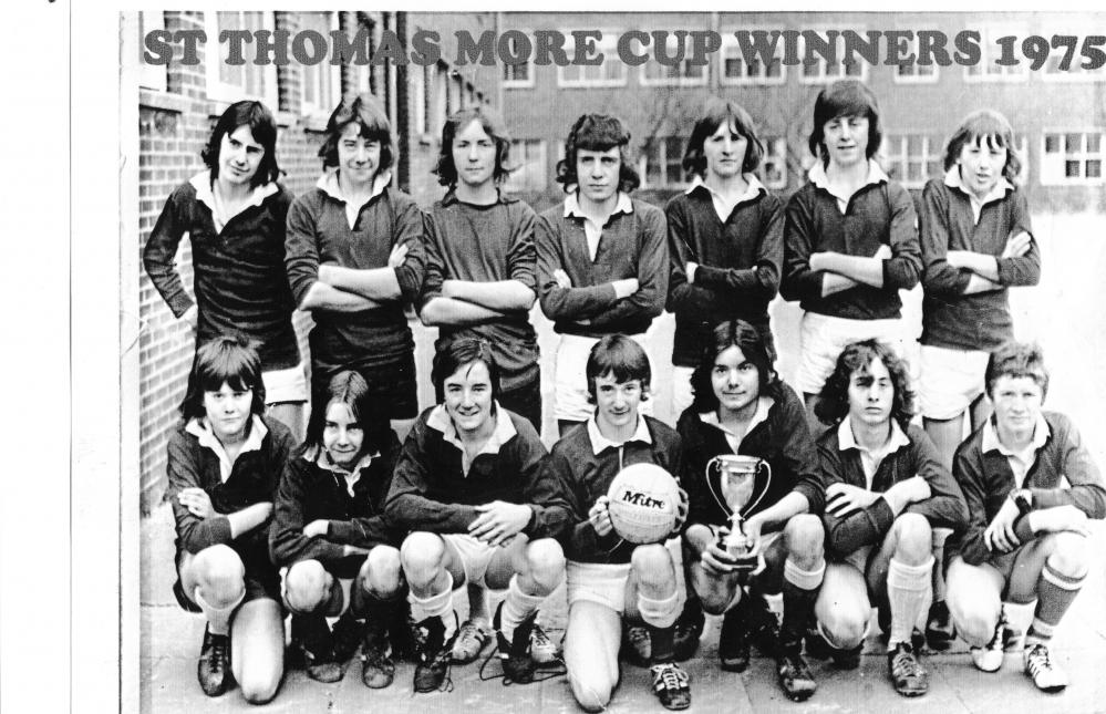St Thomas More football team 4thYear 1975