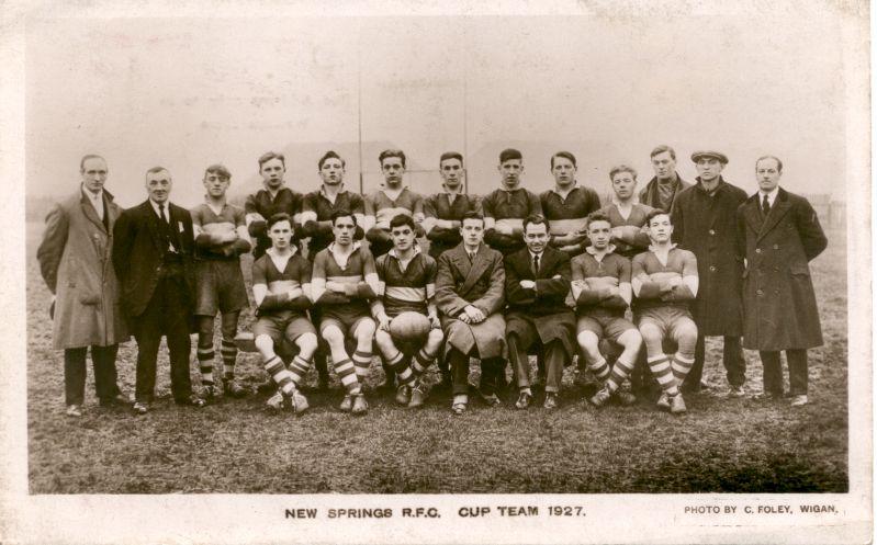 New Springs R.F.C. Cup Team, 1927.