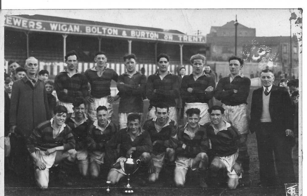 Pemberton Rovers (Central Park Wigan) 1949?
