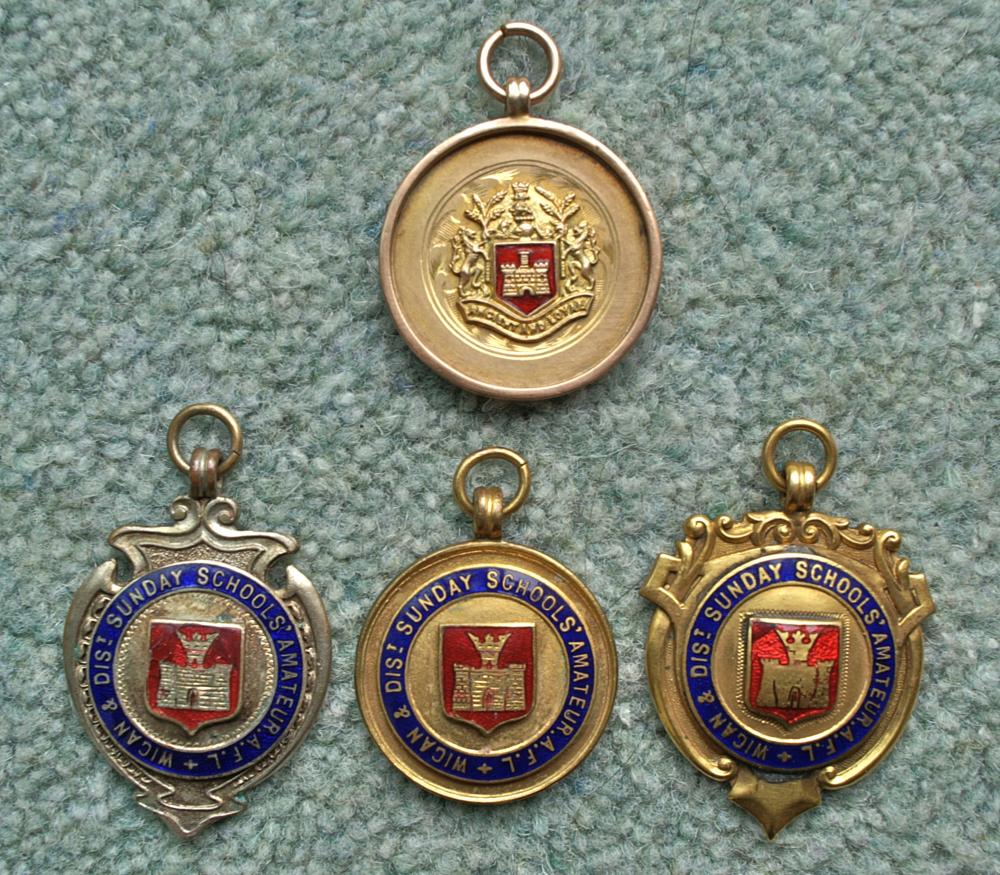 John Mosley's Football Medals from the 1950s