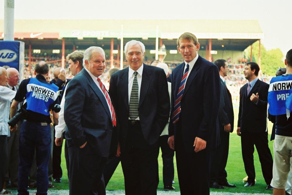 Three rugby Legends