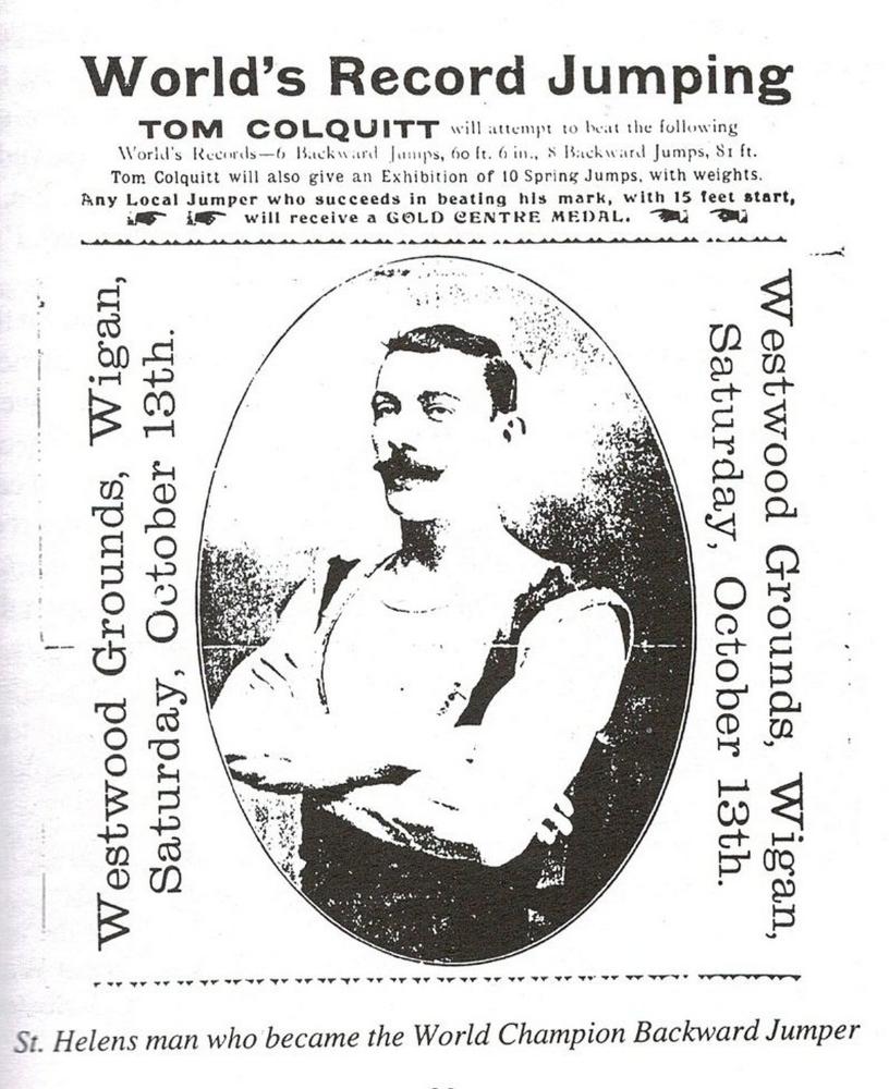 TOM COLQUITT World Record Holder at Westwood Grounds