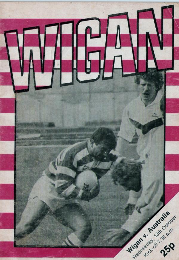 Wigan v Australia, 1982.