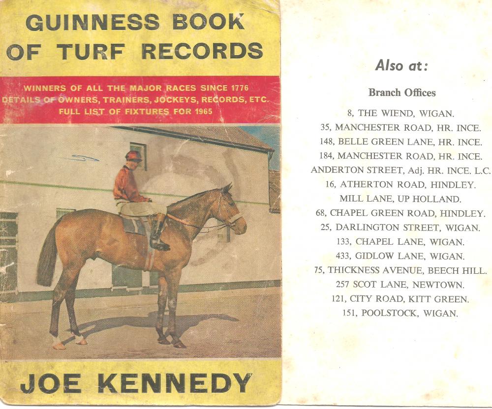 Joe Kennedy - Turf Accountant. 2 The Wiend, Wgan.