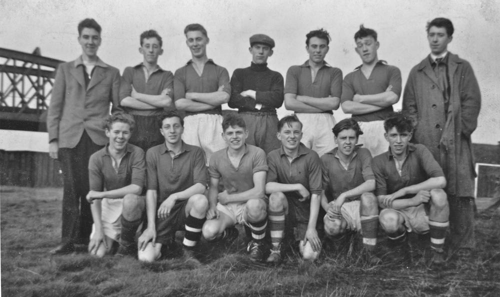 St Mary's team on "Trenchies", 1950s
