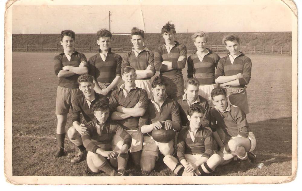A Triangle Valve mid 1950's rugby team 