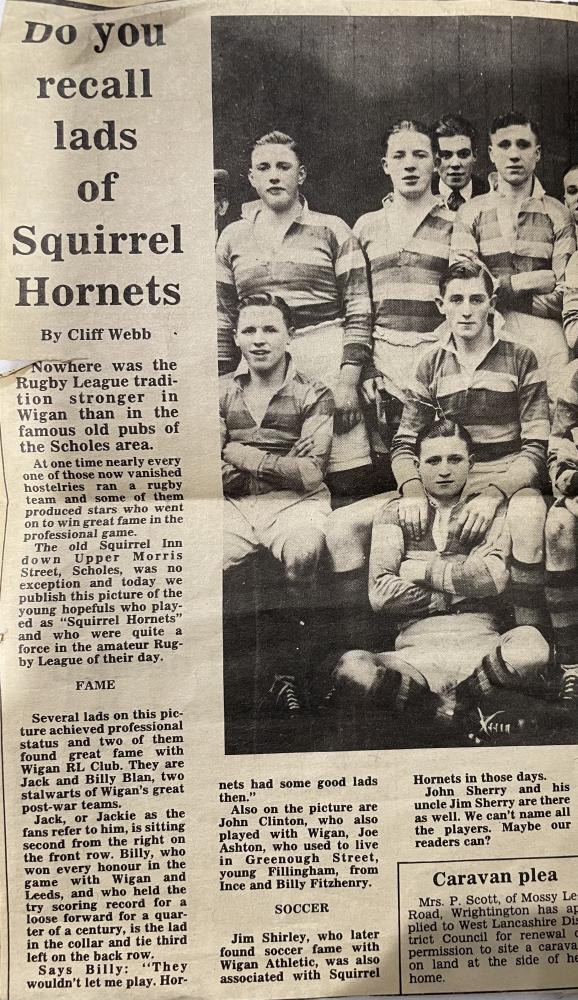 Squirrel Inn Rugby Team