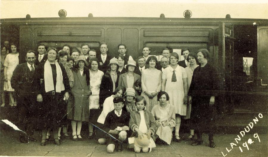 Trip to Llandudno, 1929.