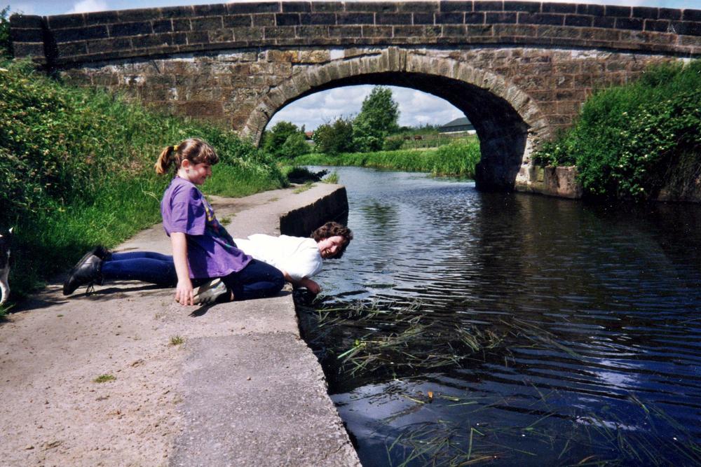 Pendlebury Lane canal bridge,  Wigan.1990?