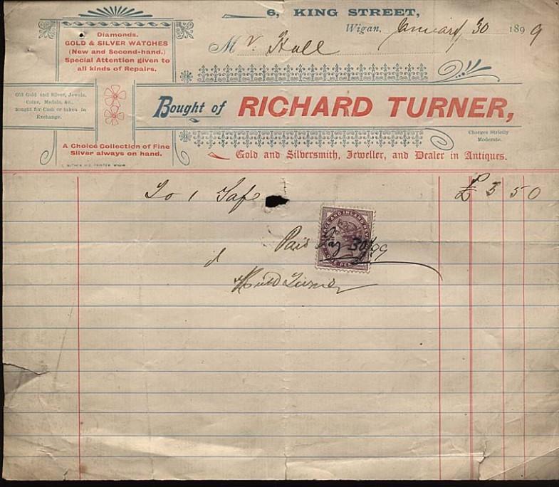 Richard Turner Invoice