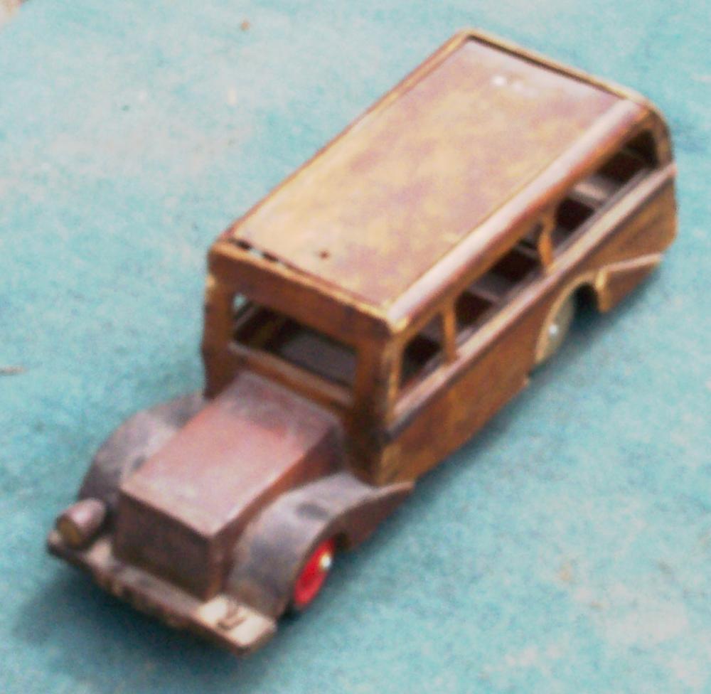 Model bus made by a WW2 German PoW