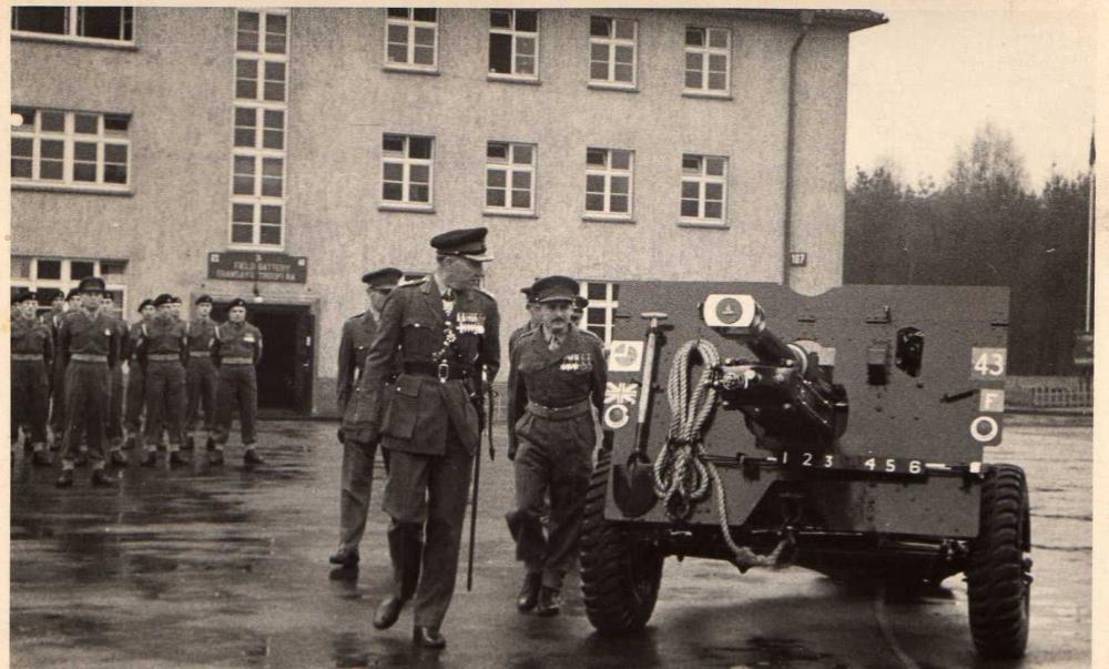 Brigaders inspection  1957