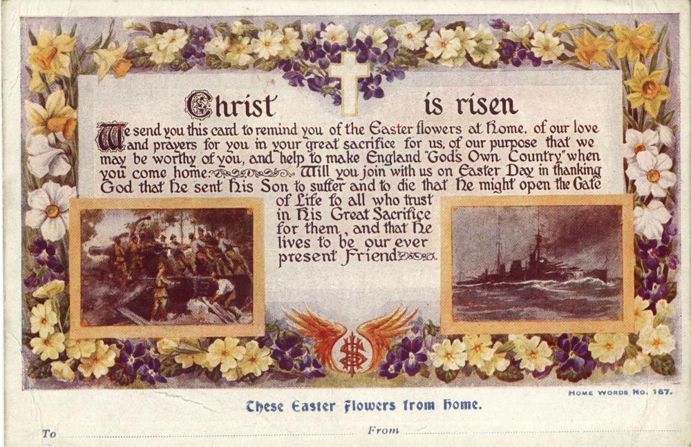 Easter postercard from home
