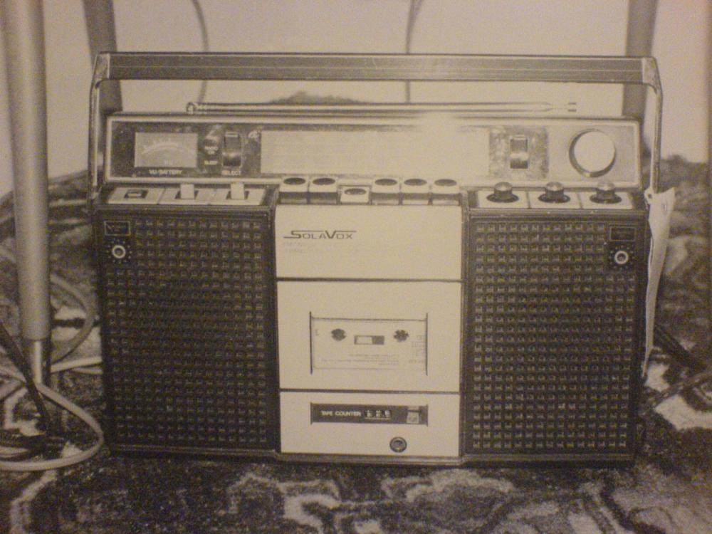 solavox stereo radio cassette