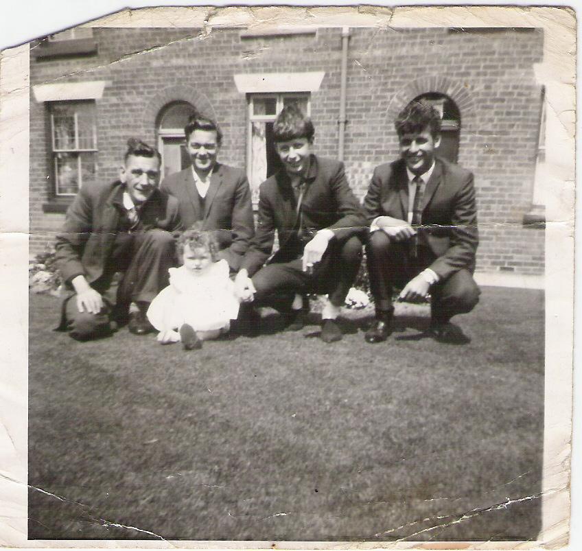 group of friends, Hindley , early 1960s.