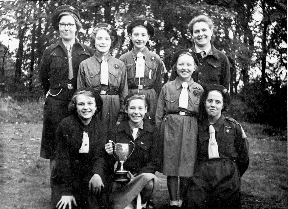 St Catharine's 5th Wigan Girl Guides - Divisional Cup Winners Sept 1952