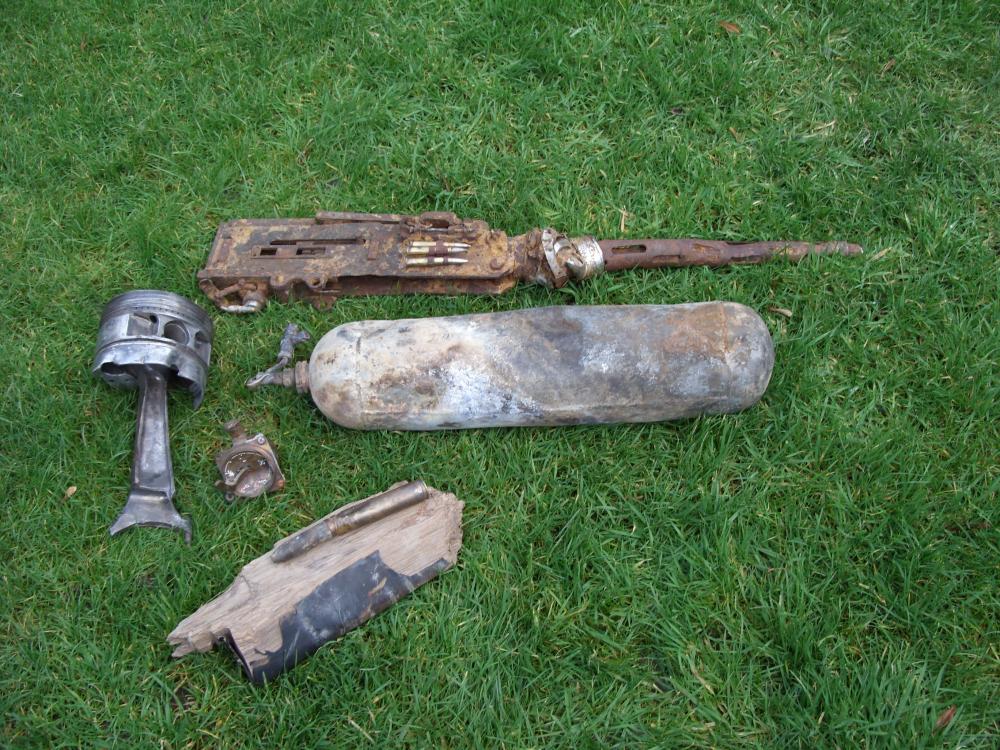 Spitfire parts.(Crashed Feb'1942)