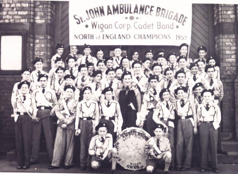 St John Ambulance Brigade Band, 1955.