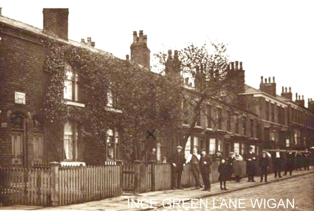 Ince Green Lane, 1920s.