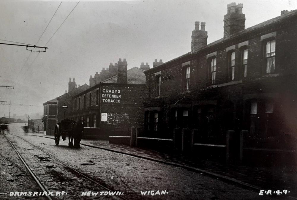 Ormskirk Road, Newtown, where the dog owner lived.