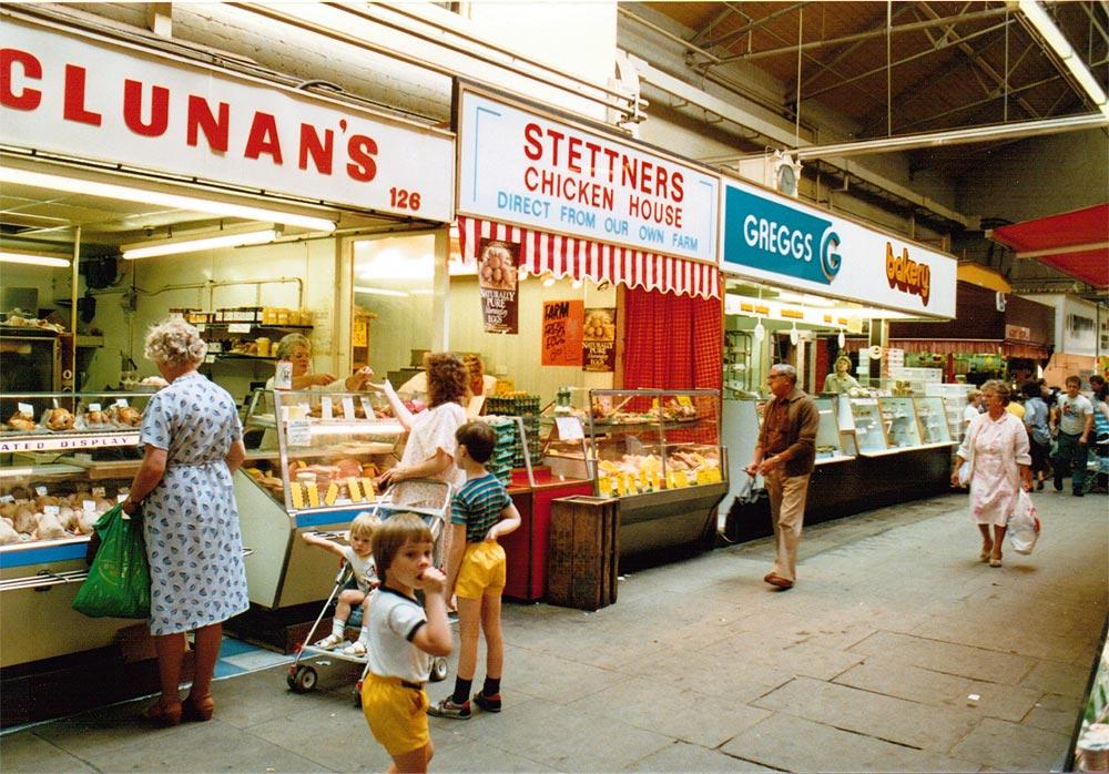 Inside the Market Hall. (Photo: Part of Syd and Trevor Smith's Archive)