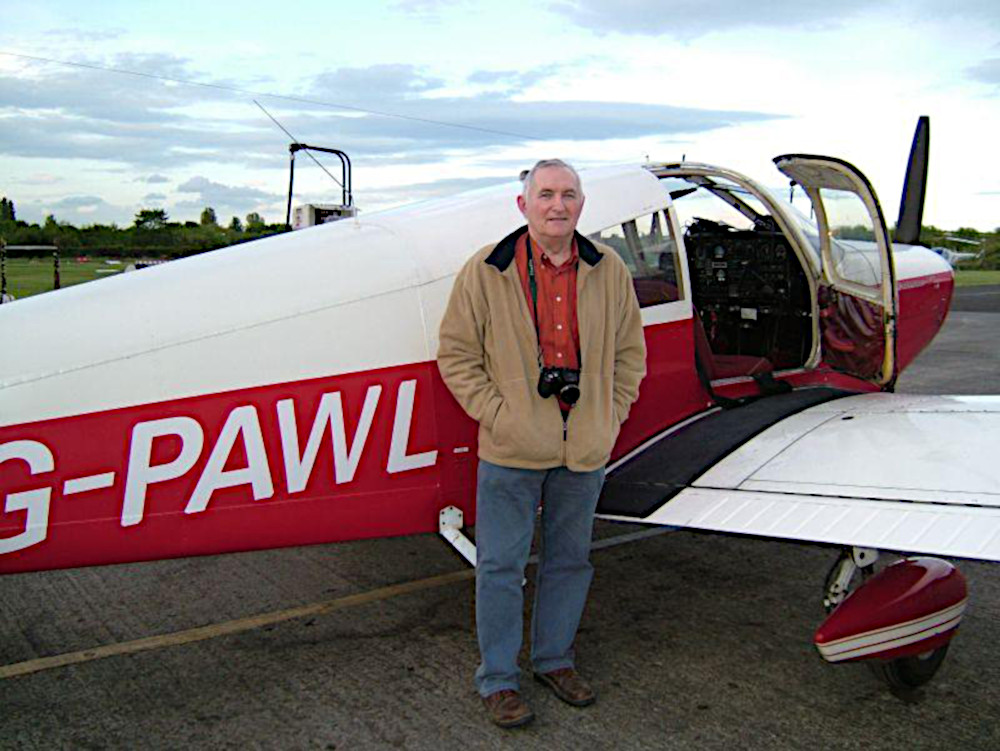 David just before a flight over Millgate