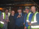 Fred and team in the Horton Arms for a well-earned pint (70K)