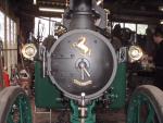Front of newly restored traction engine (82K)