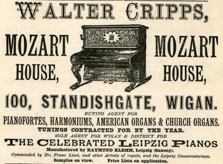 Cripps Walter, pianoforte and musical instrument dealer
