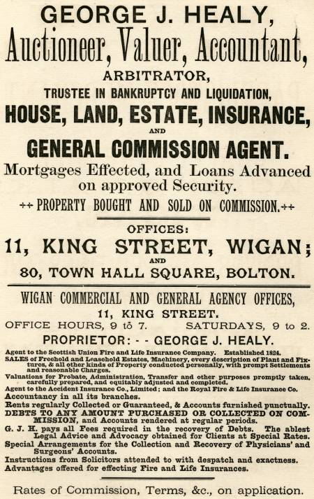 Healy George J., auctioneer and valuer
