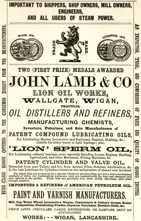 Lamb John & Co., oil refiners